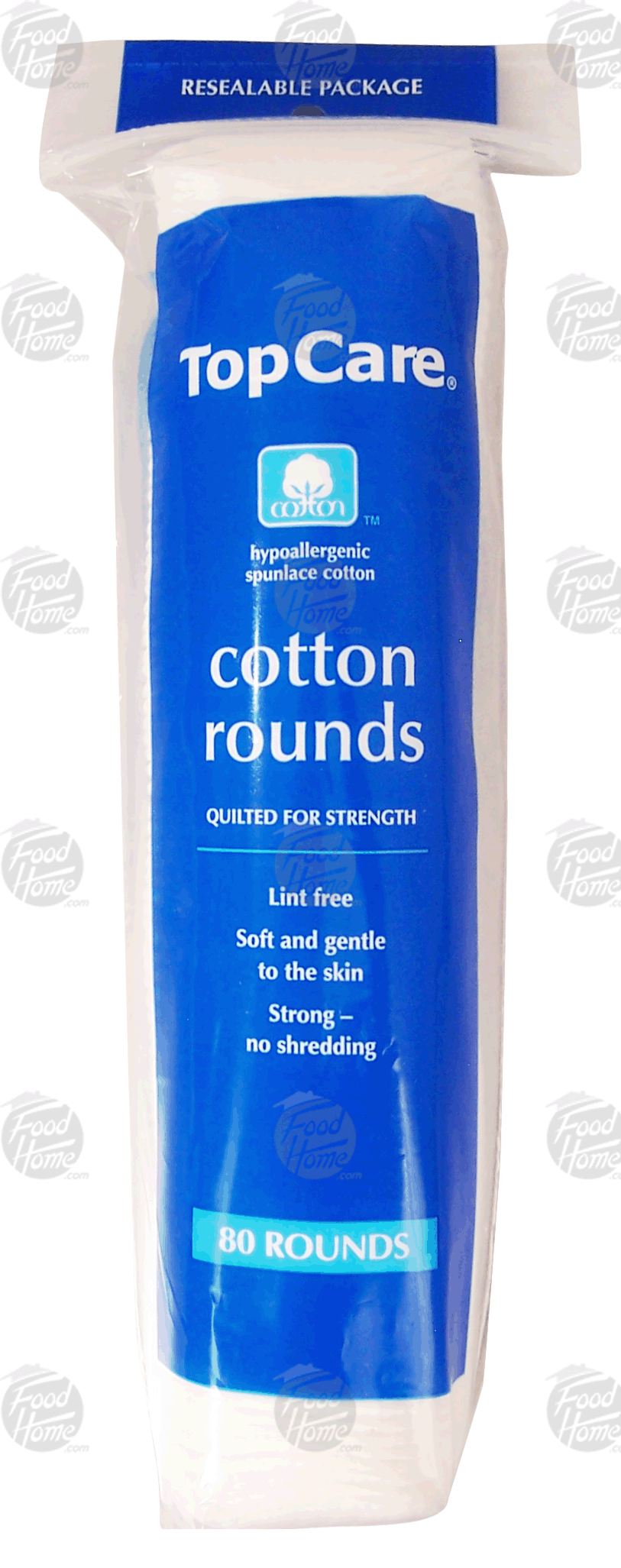 Top Care  cotton rounds, quilted for strength Full-Size Picture